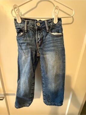 GAP Kids Blue Washed Lined Denim Jeans